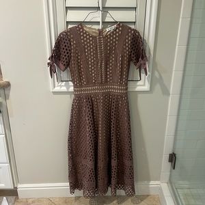 Ivy City Co Dusty Rose Midi Dress